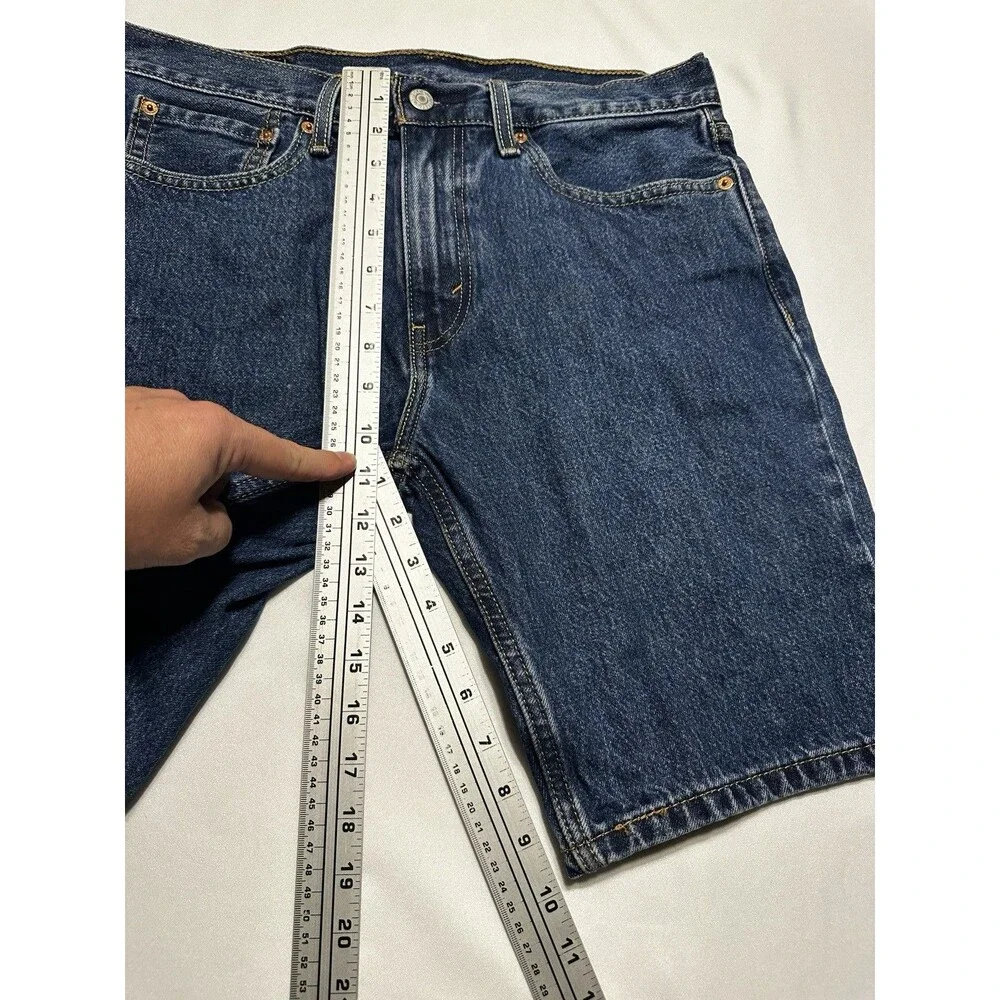 Levis 405 Standard Jean Shorts Jorts Denim Casual 10” Inseam Men’s Size 32